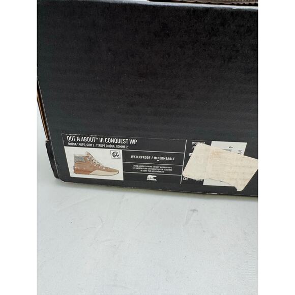 Sorel Out N About 3 III Conquest WP Waterproof Suede Mid Boots Womens Size 7.5 - Picture 2 of 6